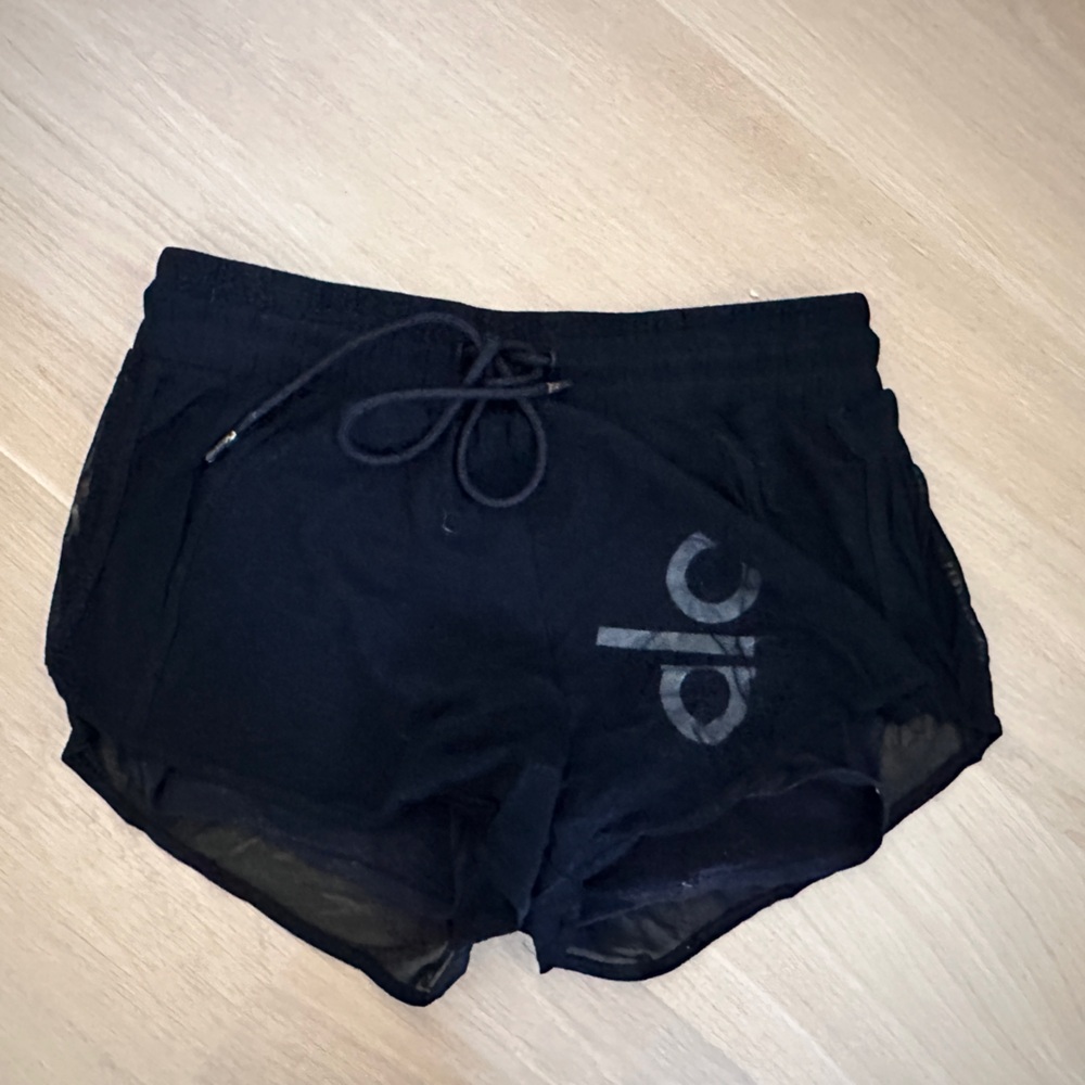 Alo running shorts black size S